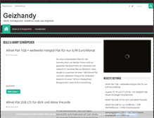 Tablet Screenshot of geizhandy.de